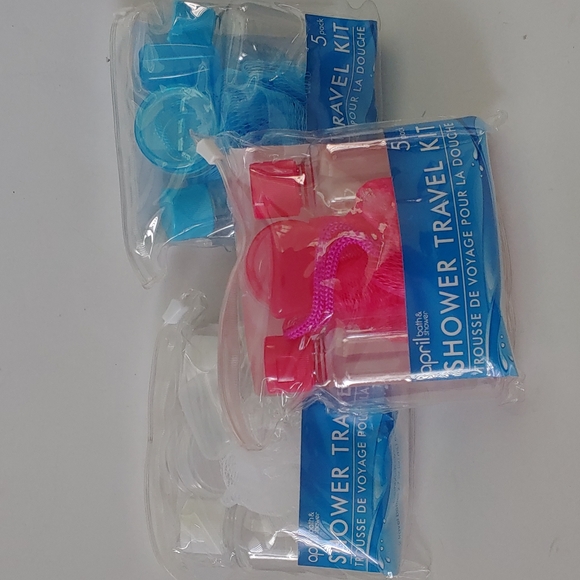 Bath and shower travel kit 10pc set - Picture 1 of 5